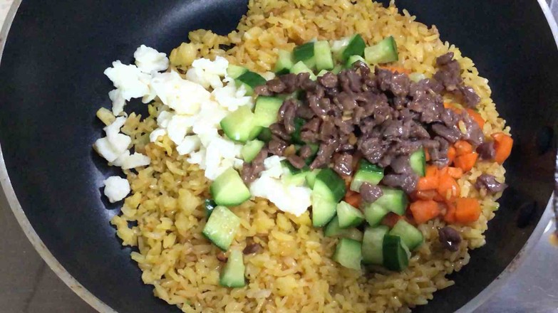 Beef Version of Golden Fried Rice recipe