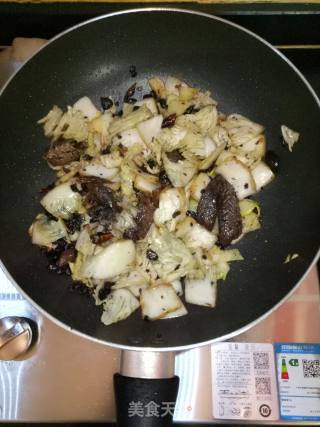 Stir-fried Cabbage with Tempeh Fish recipe