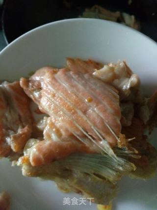 Salmon Bone with Sauce recipe