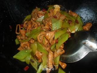 Fried Lettuce Intestines recipe