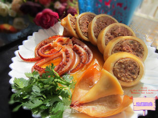 Beef Stuffed Squid recipe