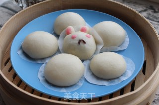 Stuffed Rice Mantou with Sweet Wine without Sugar (beginner Version) recipe