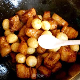 Braised Pork with Quail Eggs recipe