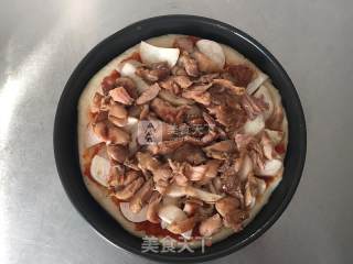 [black Pepper Chicken Drumstick Pizza] I Feel Full of Happiness After Eating recipe