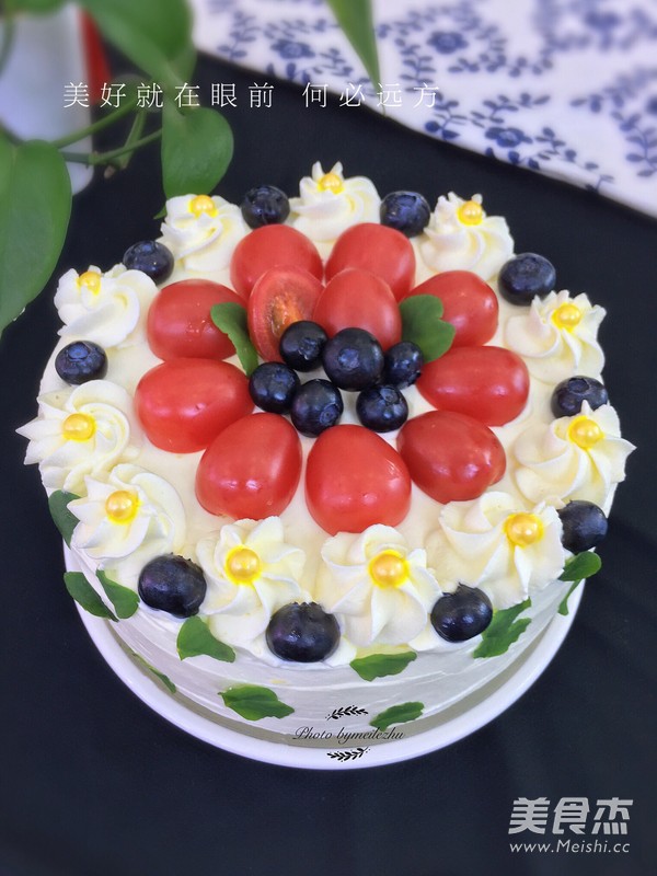 7 Inch Fruit Cream Cake recipe