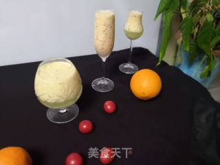 Orange Pitaya Milkshake recipe