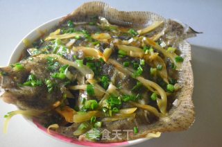 Steamed Turbot with Pickles recipe