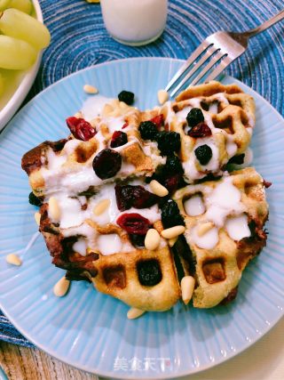 Matcha Waffles (with Filling) recipe