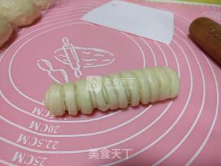 #aca烤明星大赛#caterpillar Bread recipe