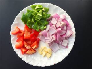Three-color Twice-cooked Pork recipe