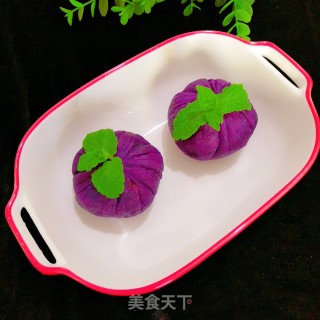 Purple Sweet Potato Tea Towel Twist recipe