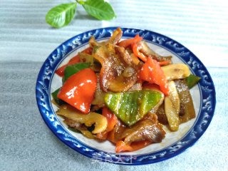 Double Pepper Twice Cooked Pork recipe