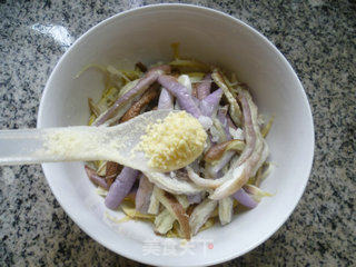 Lamb's Tail Bamboo Shoots Mixed with Eggplant recipe