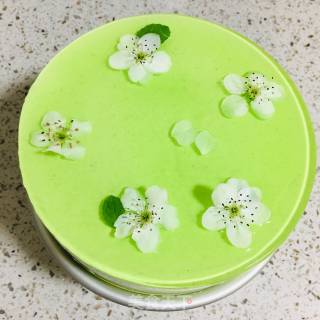 Pear Flower Edamame Cake recipe