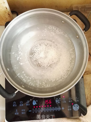 #trust之美#purple Sweet Potato Honey Sago recipe