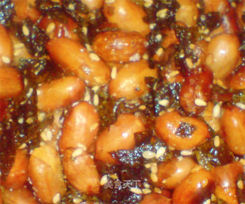 Fried Seaweed Peanuts recipe