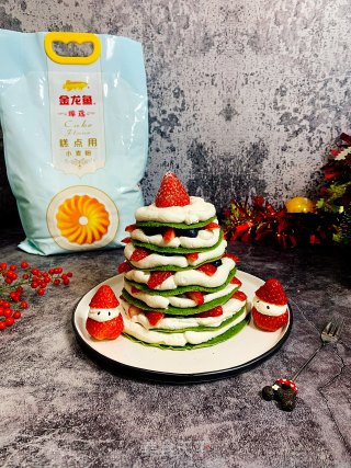 Christmas Tree Muffin Cake recipe