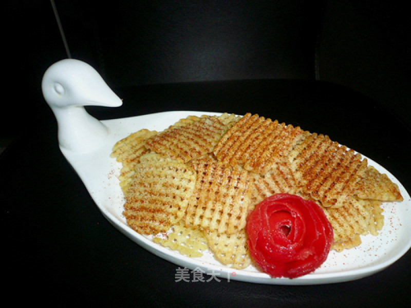 Fried Potato Grid recipe