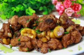 Nourishing Chestnut Roasted Chicken Drumsticks in Autumn and Winter recipe