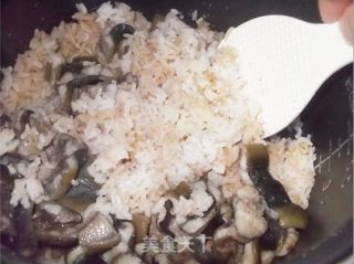 Autumn and Winter Food Tonic Ginger Eel Baked Rice recipe