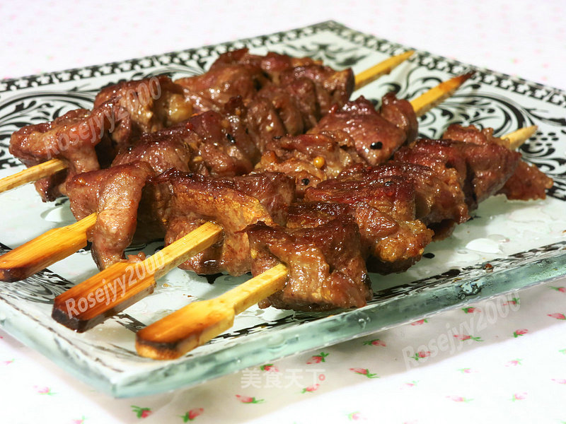 Pan-fried Beef Skewers recipe