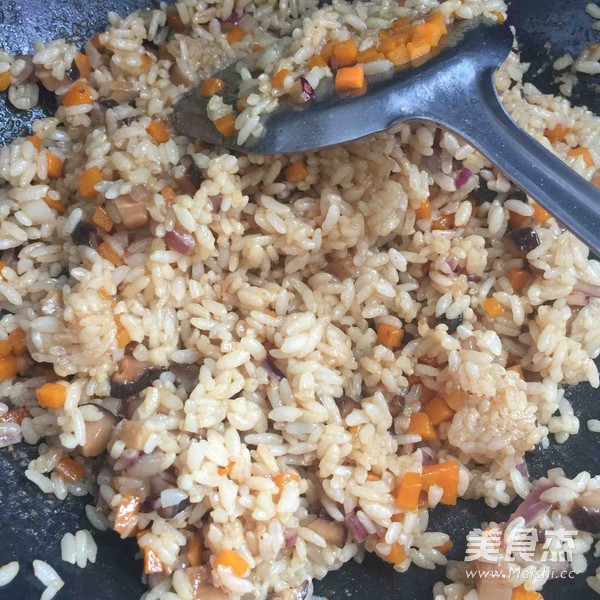 Soy Sauce Fried Rice recipe