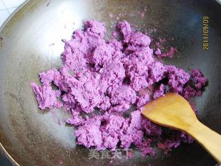 Purple Sweet Potato Snowy Mooncake recipe