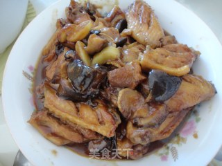 Mushroom Chicken Wings recipe