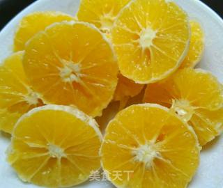 Stewed Dessert with Fresh Orange Juice recipe