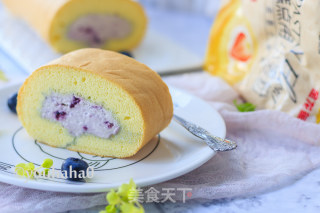 Blueberry Cake Roll recipe