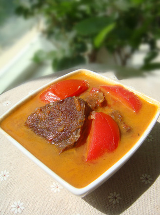 Stewed Beef Tendon with Tomato
