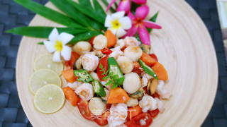 Southeast Asian Seafood and Fruit Salad recipe