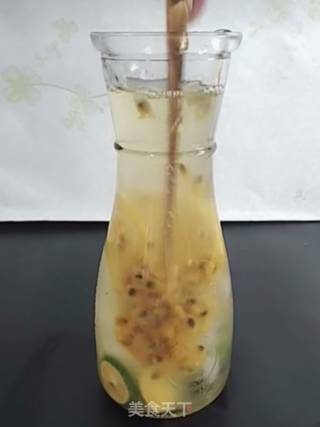 Kumquat Lemon Passion Fruit Green Tea recipe