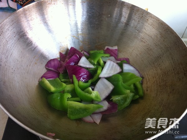 Tofu with Green Peppers and Green Onions recipe