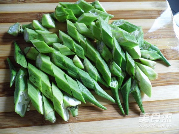 Fried Shrimp with Okra recipe