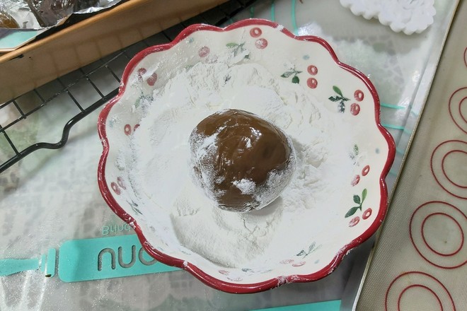 Mooncake with Brown Sugar Bean Paste and Egg Yolk recipe