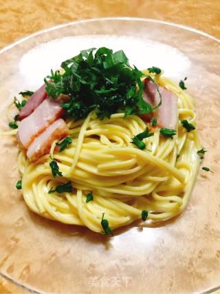 🇮🇹the Practice of Pure Bacon Egg Sauce Pasta recipe