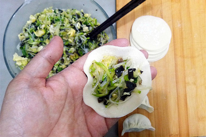 Zucchini Fried Dumplings recipe