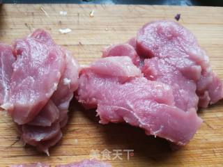 Meat Ribbon Bottom (how to Make The Pork Silk More Smooth and Tender) recipe