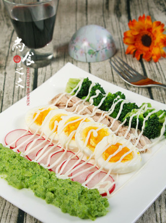 Broccoli Egg Tuna Salad recipe