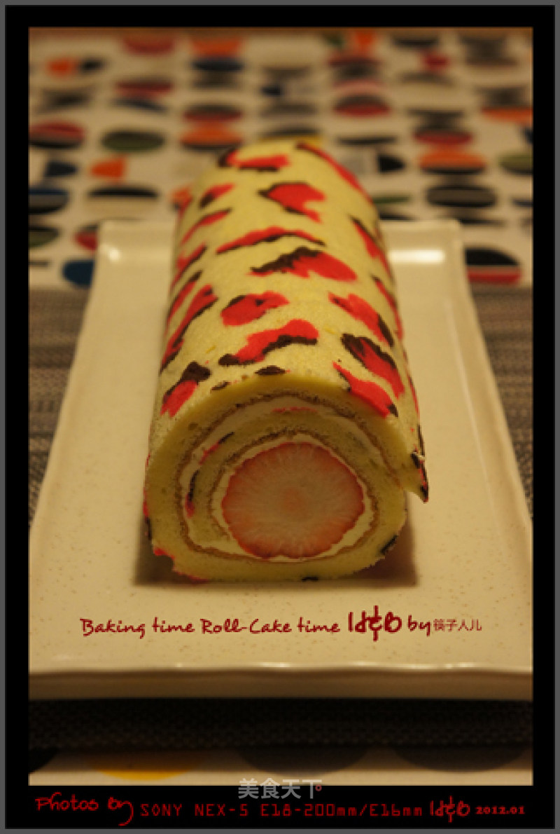[my Baking Time] So Sexy and So Beautiful--my Pink Leopard Print Cake Roll