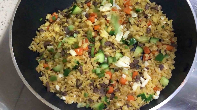 Beef Version of Golden Fried Rice recipe