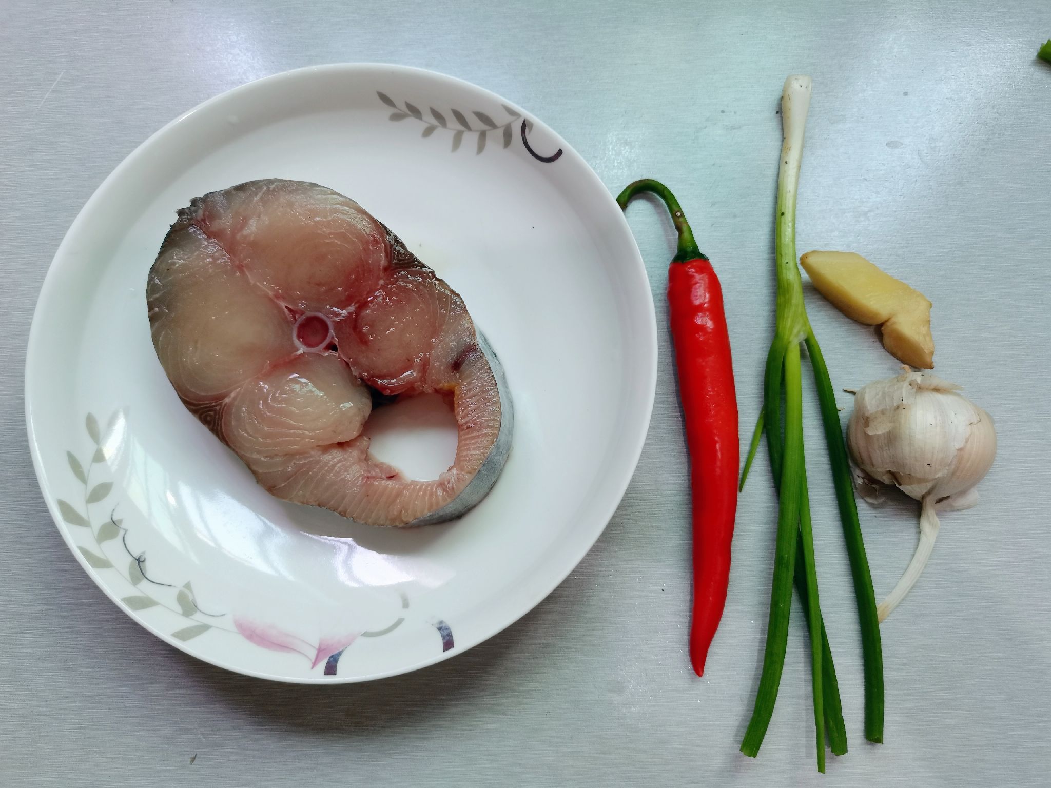 Steamed Fish Cubes with Sauce recipe