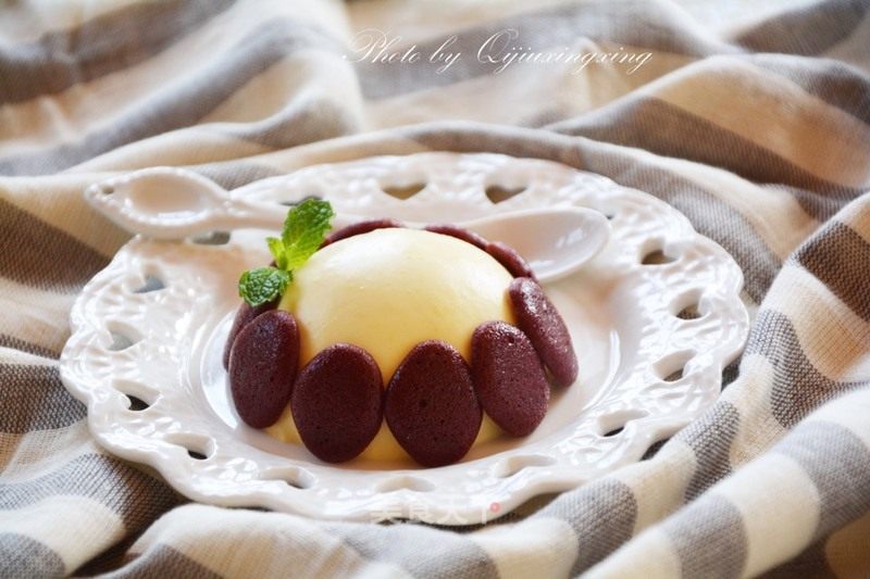 #四session Baking Contest and is Love to Eat Festival#cocoa Cake Coconut Fragrant Bavarium recipe