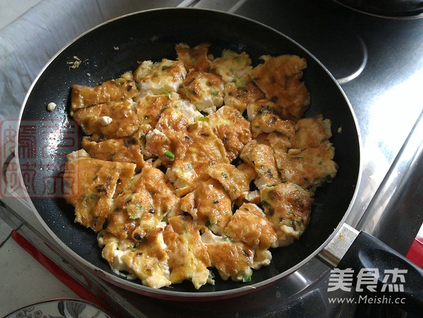 Tofu Omelette with Chives recipe