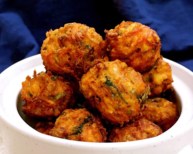 Fried Vegetarian Meatballs recipe
