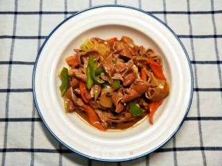 Double-pepper Black Bean Sauce Fat Intestines recipe