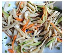 Pleurotus Eryngii with Fish Roe Sauce recipe