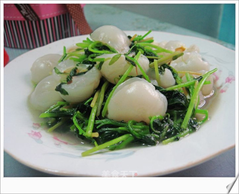 Amaranth and Lychee recipe