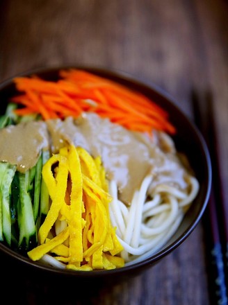 Cold Noodles with Three-sili recipe